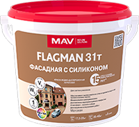 Краска FLAGMAN 31т для окраски систем теплоизоляции, фасадных работ